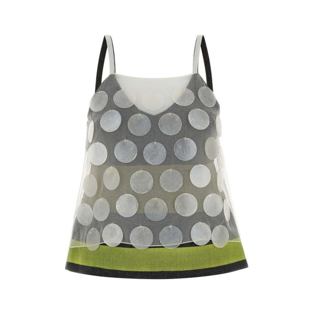 Marni Women Grey Wool Tank Top